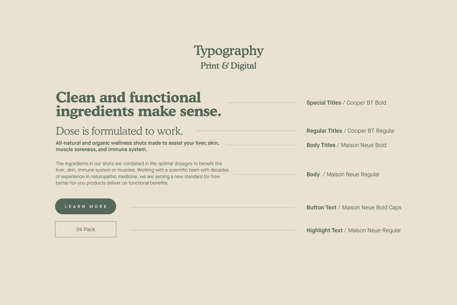 Dose brand design exploration 4